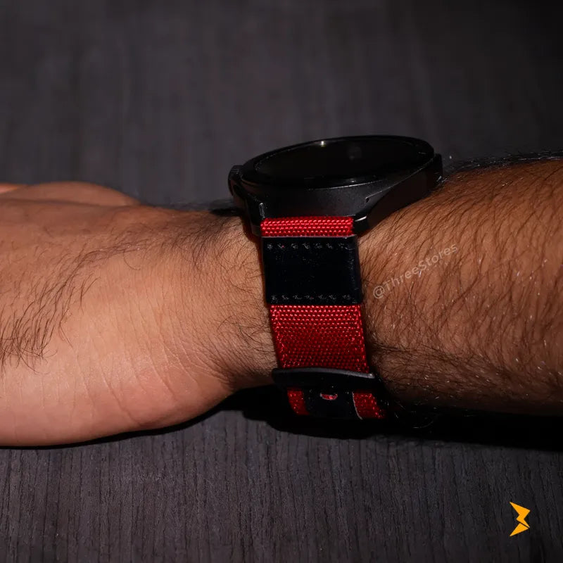 GUOi Diagonal Nylon Strap For Smart Watch 22MM