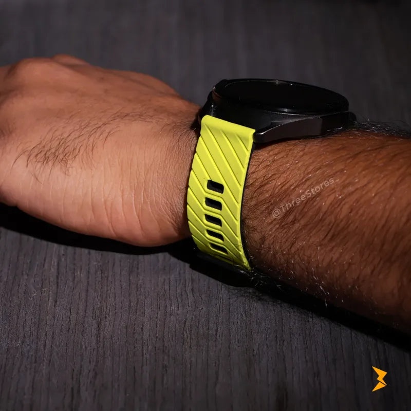 GUOi Diagonal Sport Silicone Strap For Smart Watch 22MM