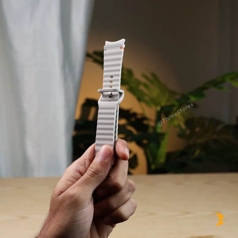 GUOi Ribbed Silicone For Samsung Watch 7