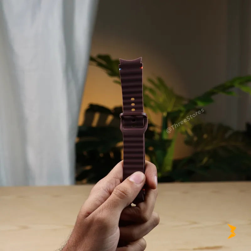GUOi Ribbed Silicone For Samsung Watch 7