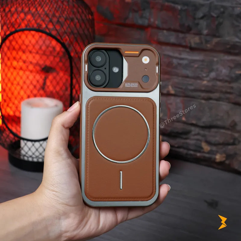 Kadi OU Leather Magsafe Case iPhone 17