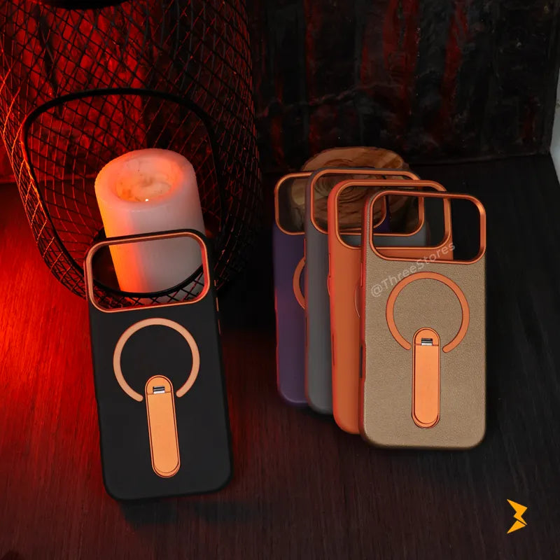 Monarch Leather Stand Magsafe Case iPhone 17/18 Pro Max