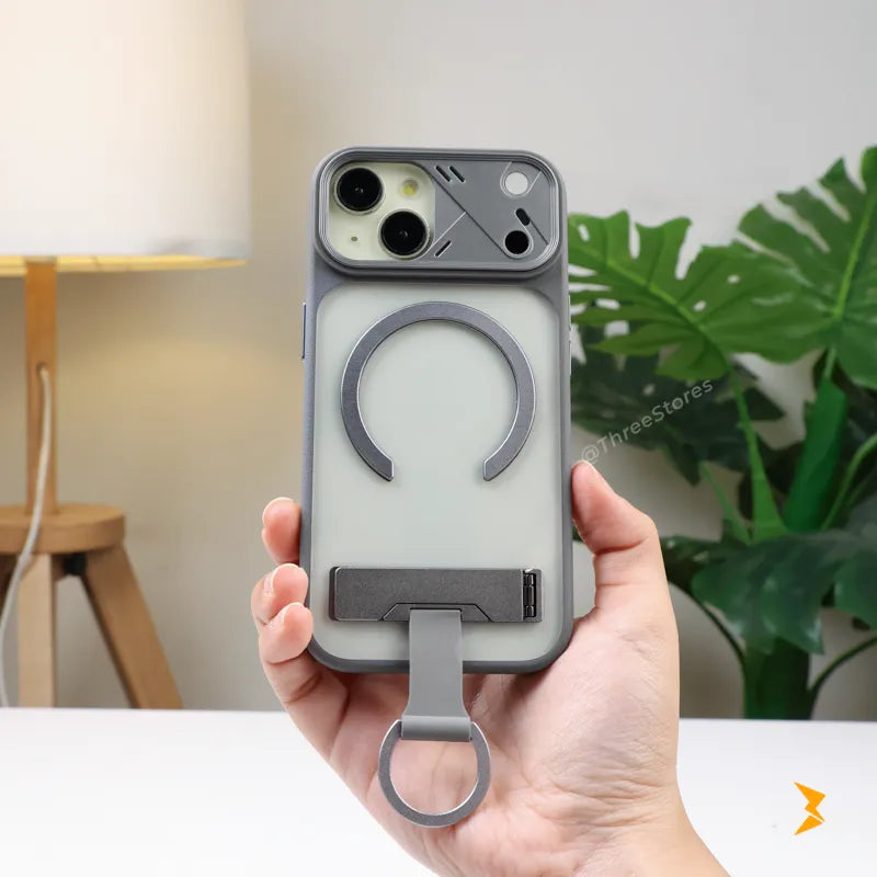 Trekker TPU Stand Magsafe Case iPhone 15