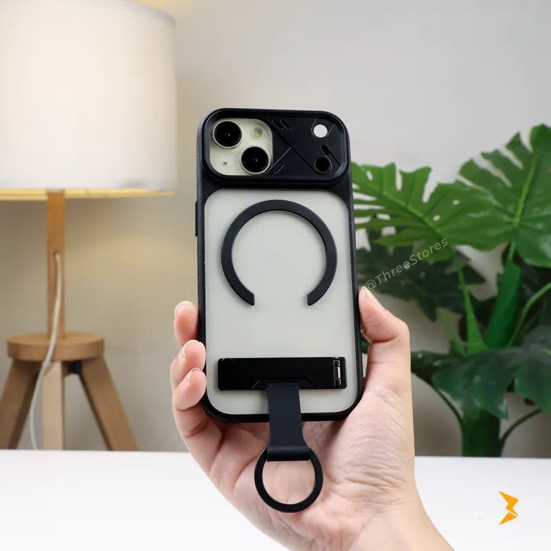 Trekker TPU Stand Magsafe Case iPhone 15