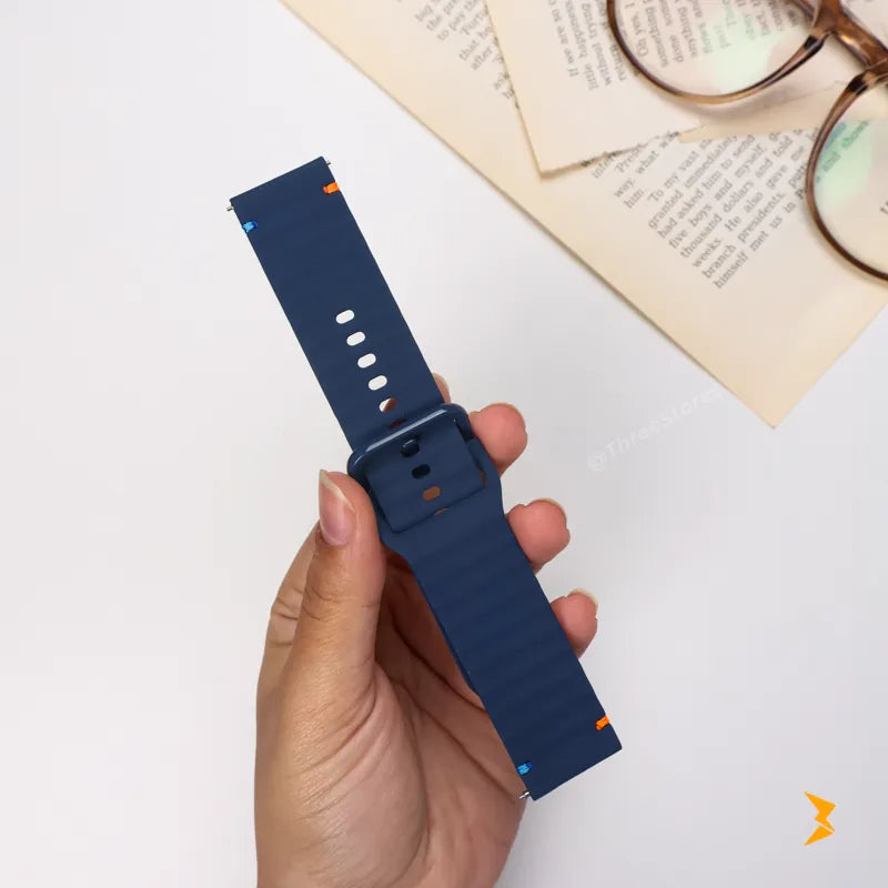 Recci Ridge Sport Silicone Strap For Smart Watch 22MM