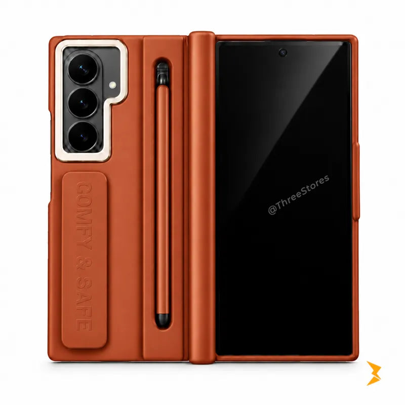 Vellum Leather With Pen Case Samsung Z Fold 8