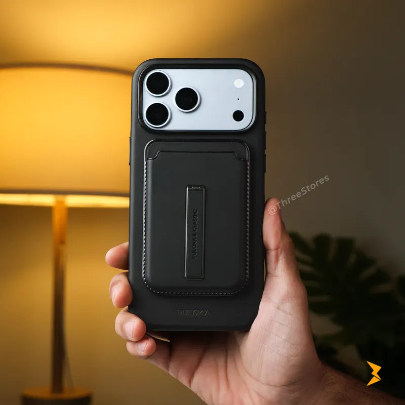 Puloka Magnetic Stand Wallet Case iPhone 17/18 Pro Max