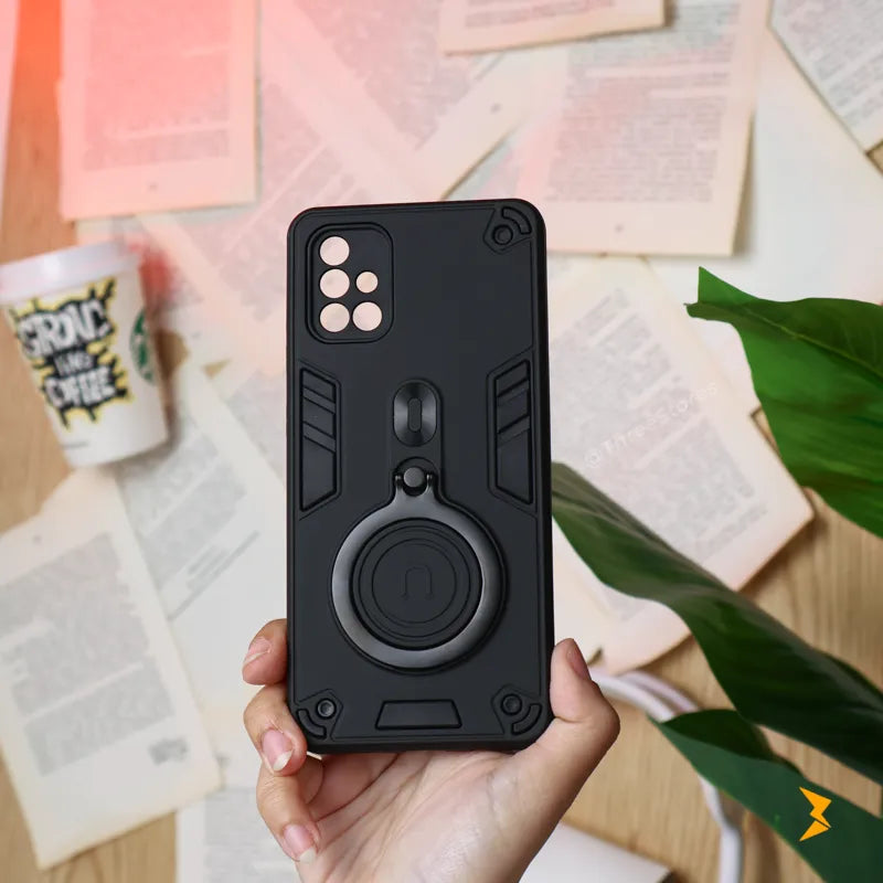 Tactical Stand Ring Case Samsung A71