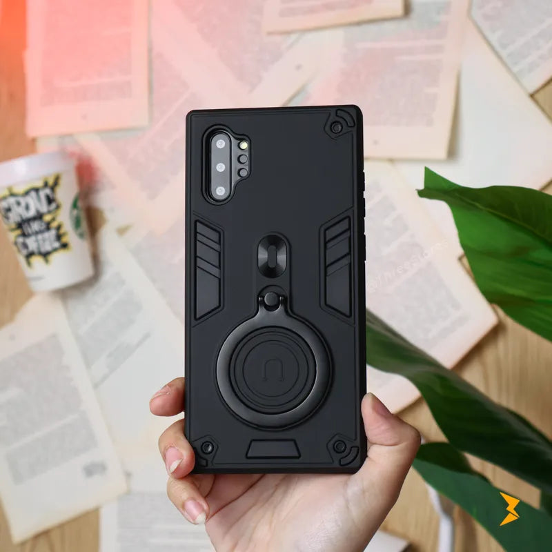 Tactical Stand Ring Case Samsung Note 10 plus
