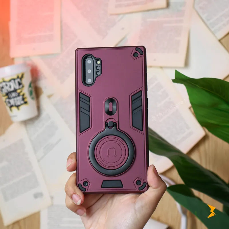 Tactical Stand Ring Case Samsung Note 10 plus