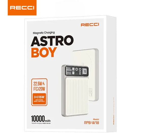 Recci ASTRO BOY 10000mAh Magnetic Power Bank RPB-W18