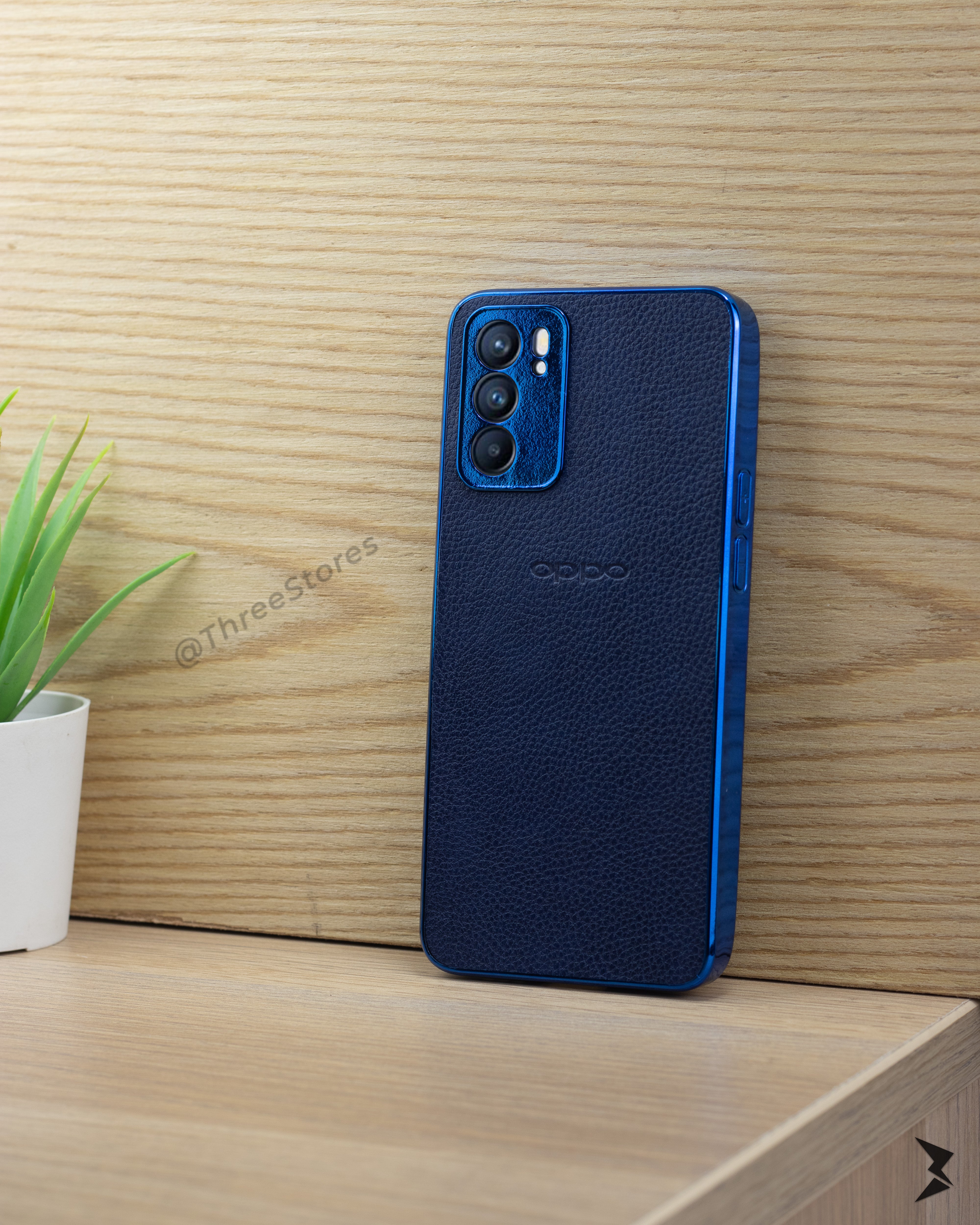 Leather Camera Protection Case Oppo Reno 6 5G