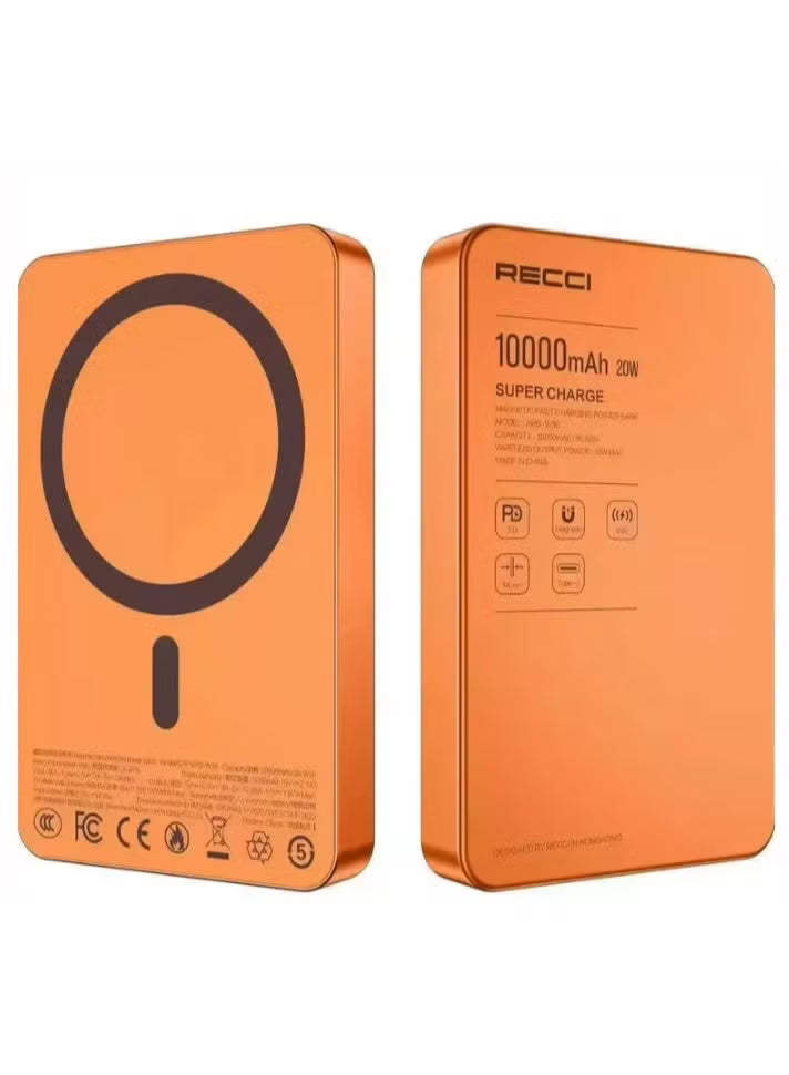 Recci Magnetic Power Bank 10000 mAh 15W RPB-W36
