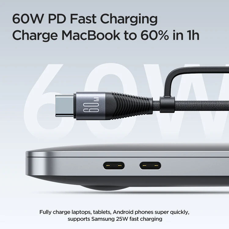 Joyroom 60W 4-in-1 Fast Charging Data Cable A37