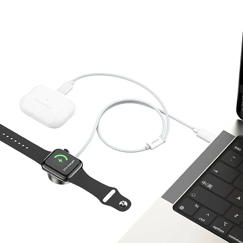 2 in 1 Watch Wireless Charging Cable RCW-39 - Three