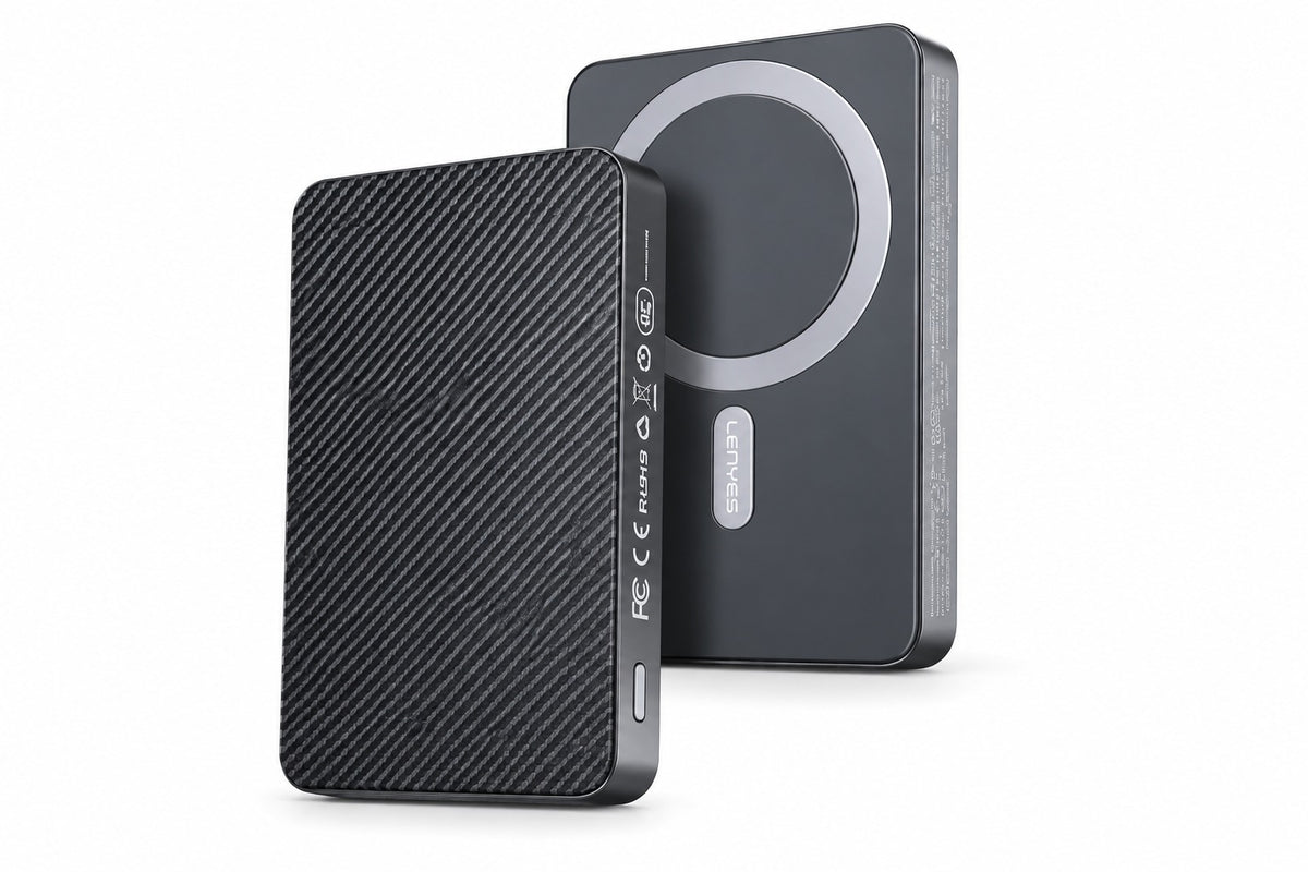 Lenyes 1000mAh 20W PD 15W Magsafe Ultra Thin Power Bank P32-1