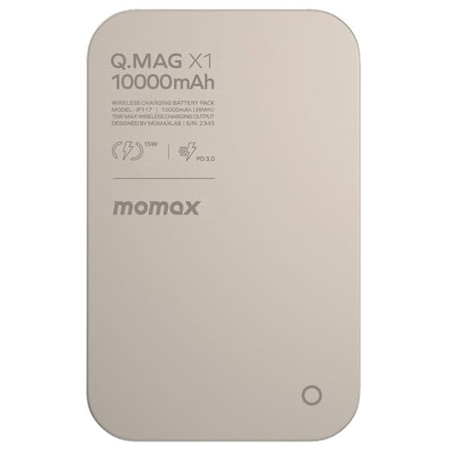 Momax Q.Mag X1 Magnetic Wireless Power Bank 10000mAh