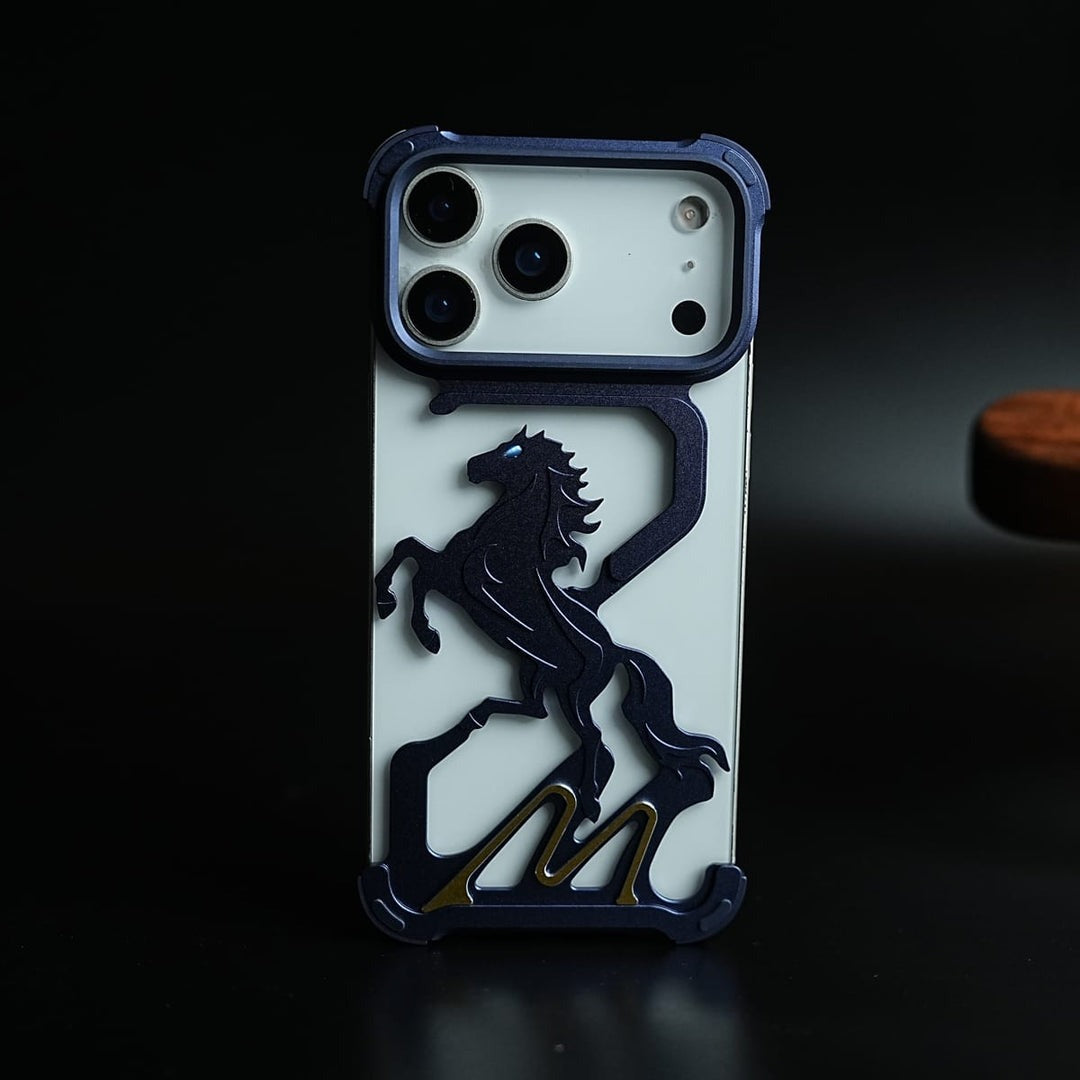 Metal Horse Design Case iPhone 17/18 Pro Max