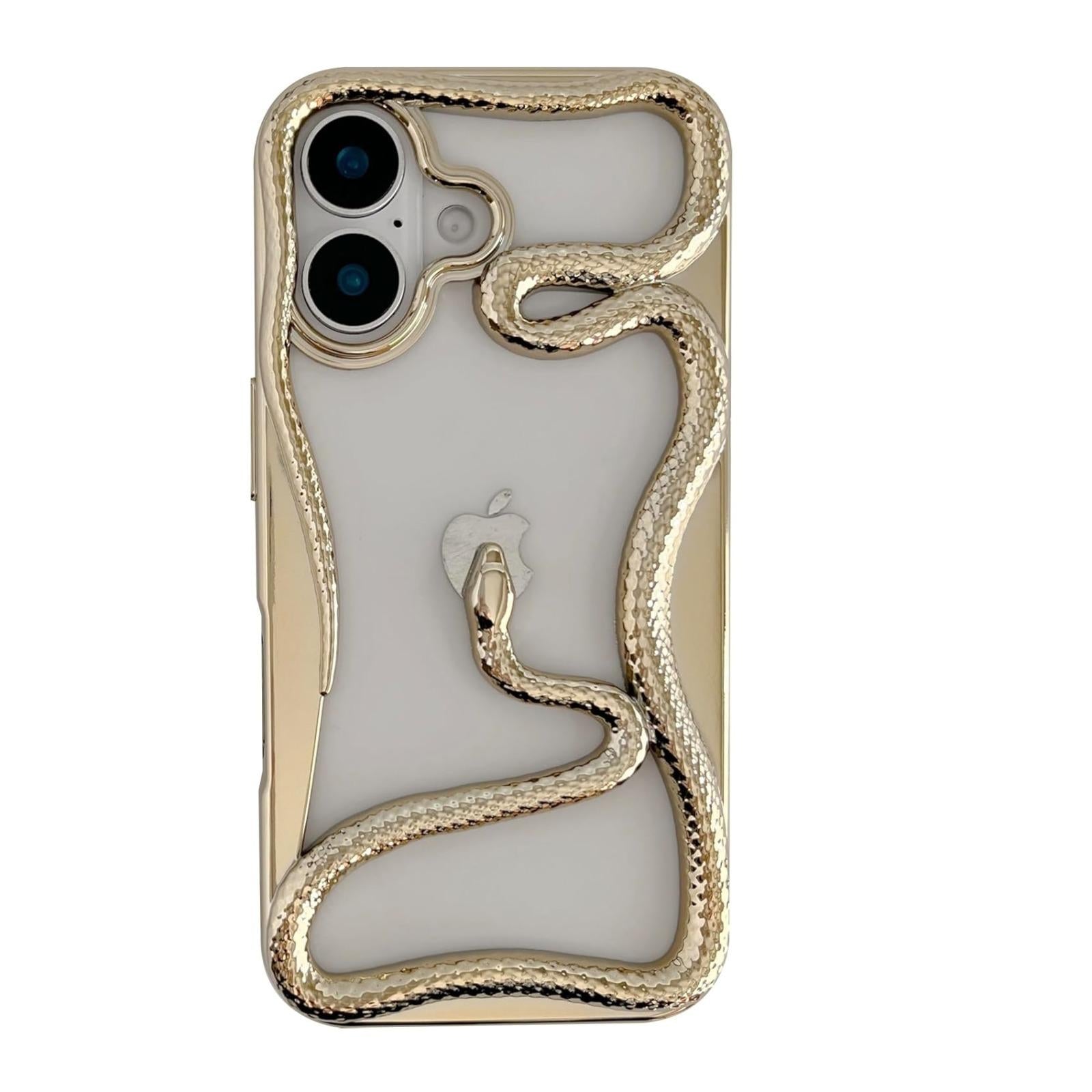 3D Snake Hollow Case iPhone 16