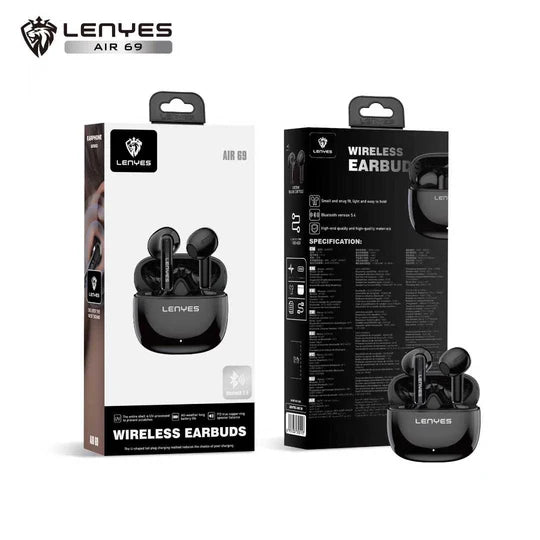 Lenyes Bluetooth 5.4 Water-Resistant Earbuds Air69