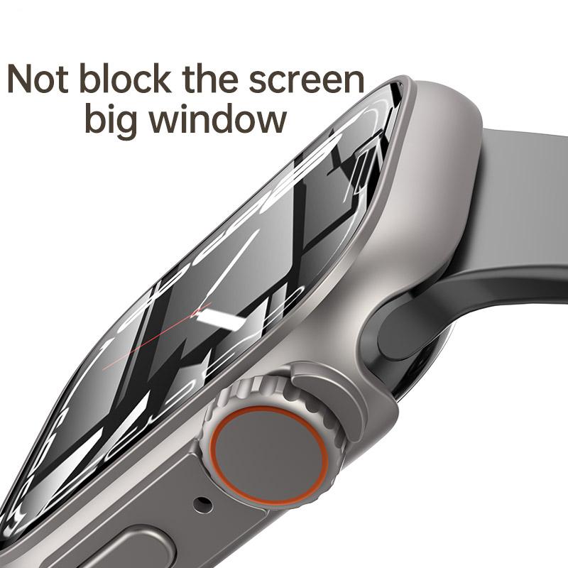 Ahnhsky Protective Case with Screen Protector For Apple Watch