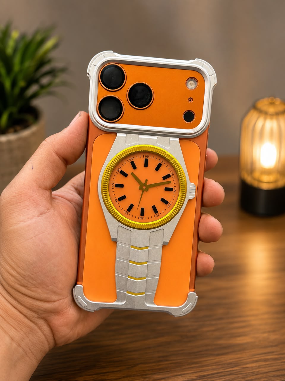 Clock Metal Magsafe Case iPhone 17 Pro Max