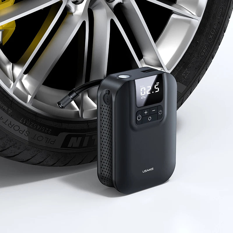 USAMS Mini Car Air Pump 5000Mah US-ZB215