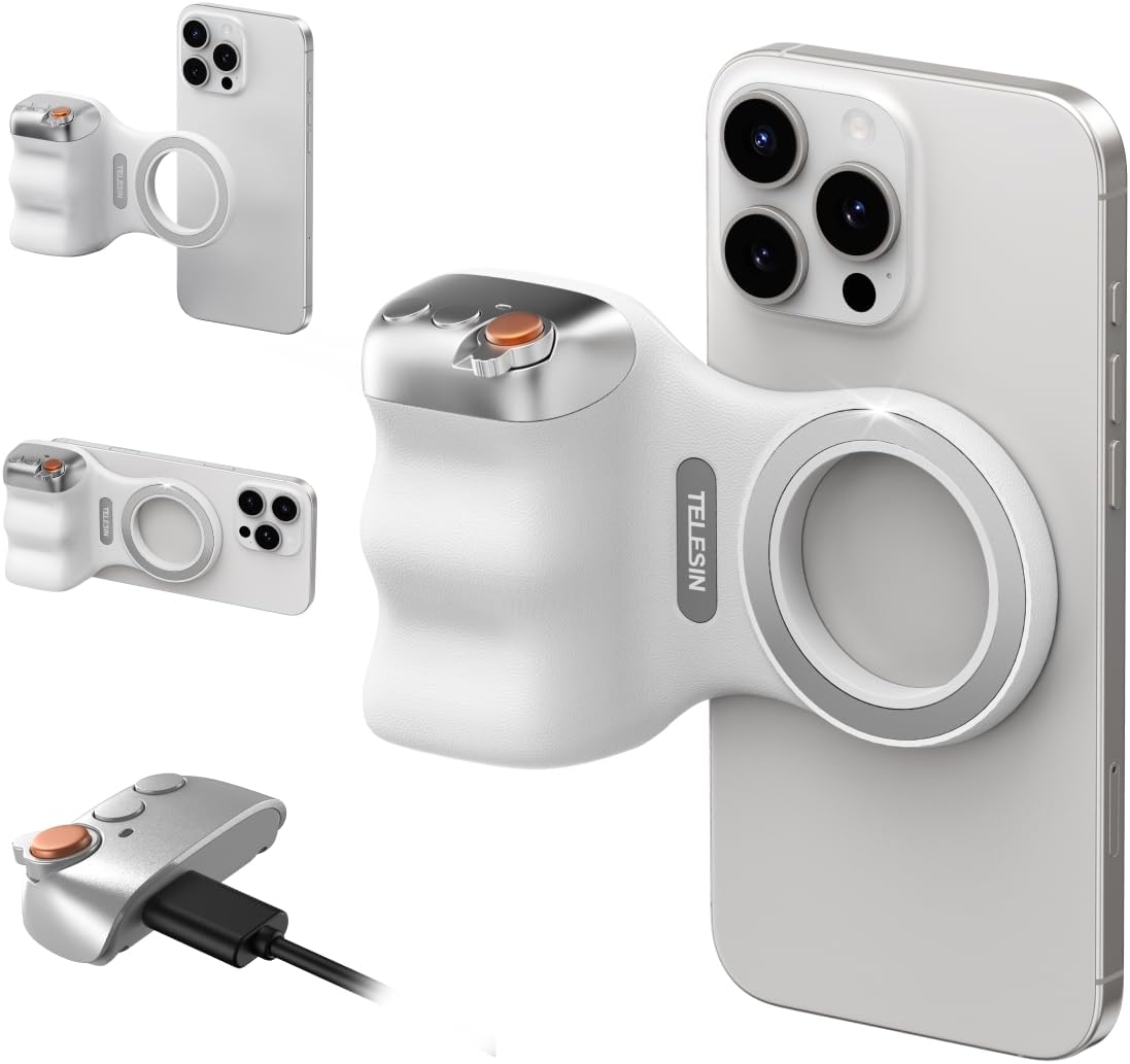TELESIN Upgraded Magnetic Phone Camera