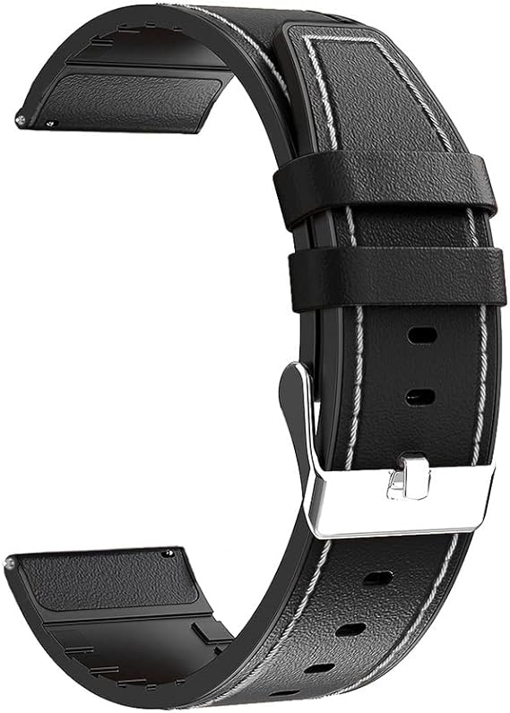 Stitch Leather Band For Smart Watch