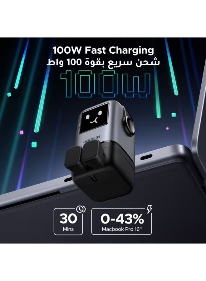 Uno 100W Charger Adapter 3C1A Smart LED Fast Charger 45W Unique Design
