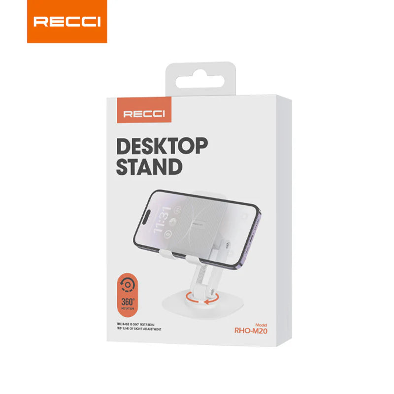 Recci Desktop Stand 360 Degree Rotating Phone Holder RHO-M20