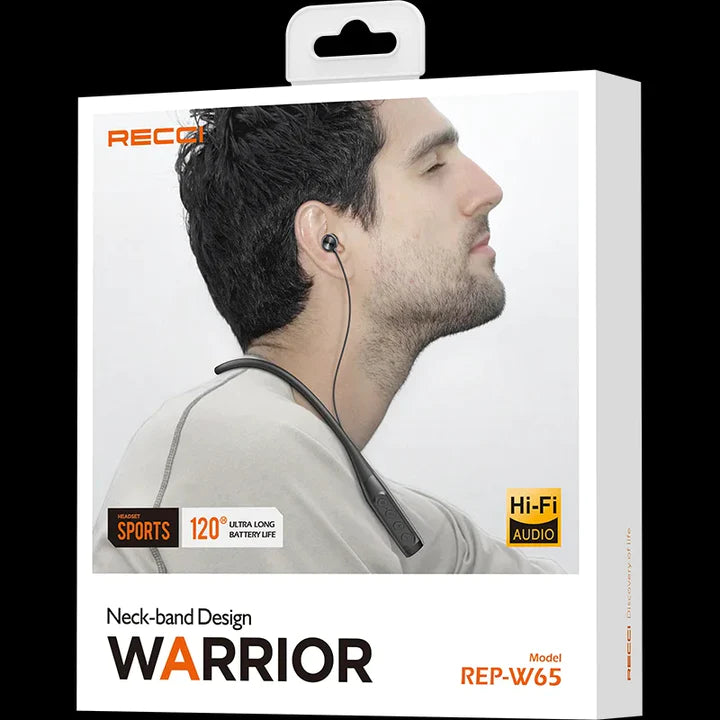 Recci Warrior Neck Band Design Earphone