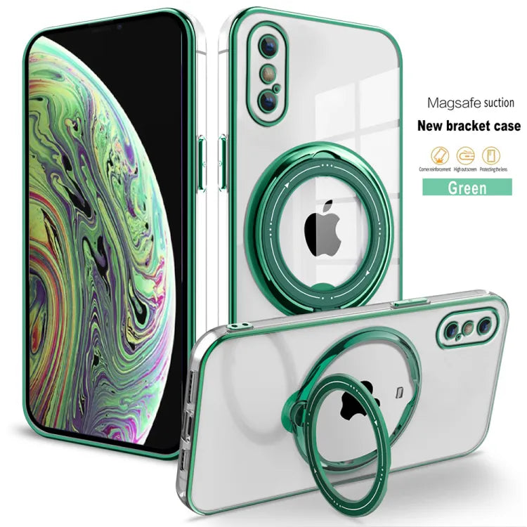 Stand Magsafe Transparent Case iPhone X Max