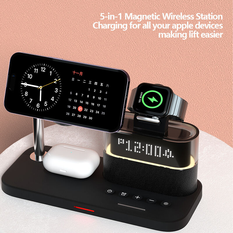 5 in 1 Magnetic Wireless Rgb Charging Station C09