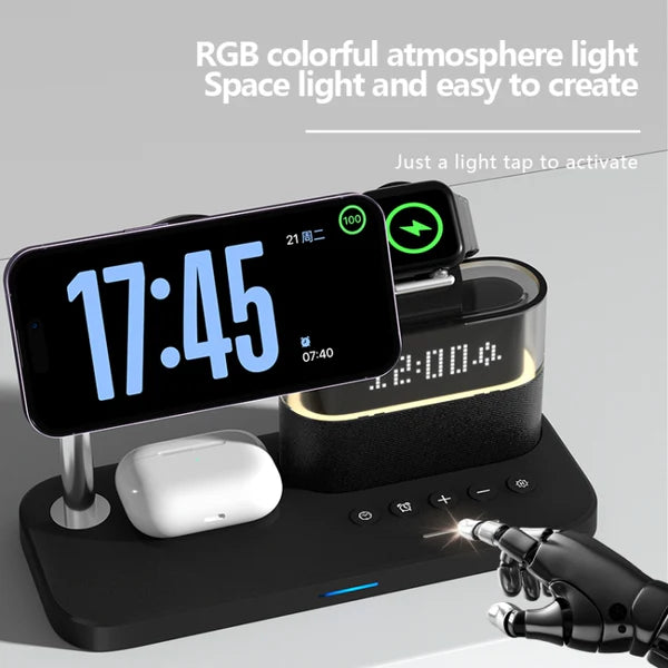 5 in 1 Magnetic Wireless Rgb Charging Station C09