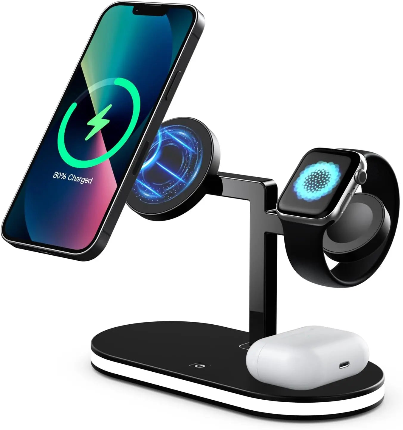 5 in 1 Wireless Charging Station RGB LED
