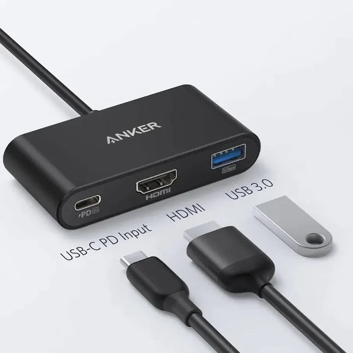 Anker USB C Hub, PowerExpand 3-in-1