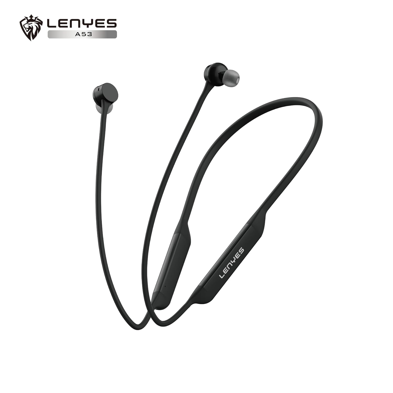 Lenyes 10mm Liquid Silicone Wireless Neckband Earphones Air A53