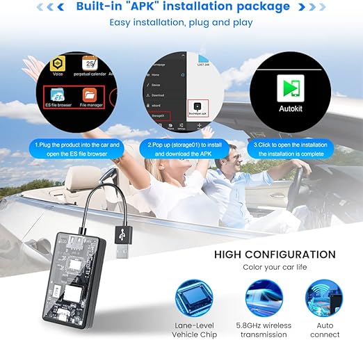 Carlinkit Wired CarPlay Upgrade Wireless 2.0