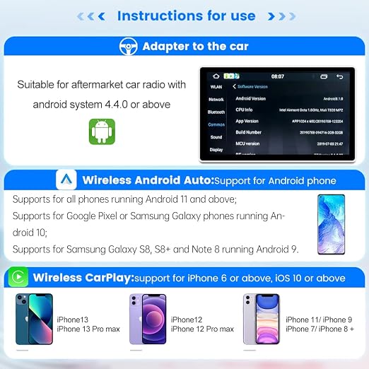 Carlinkit Wired CarPlay Upgrade Wireless 2.0