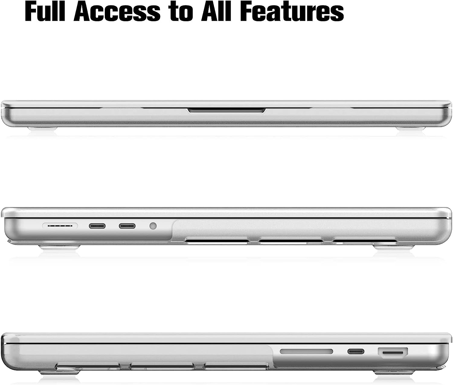 Hard Shell Transparent Case Macbook Pro 14.2