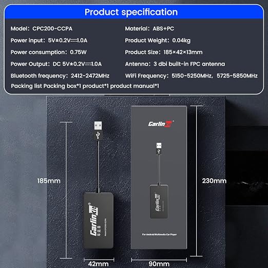 Carlinkit Wired CarPlay Upgrade Wireless 2.0