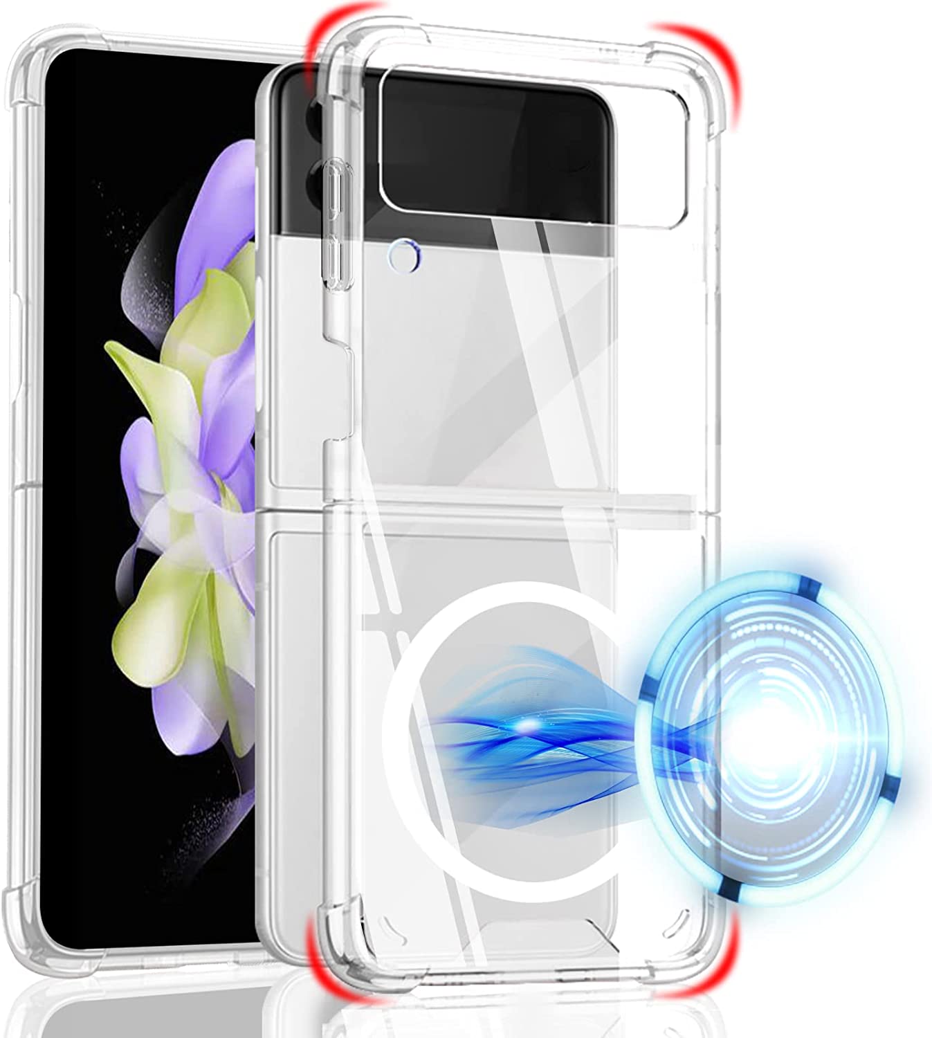 Transparent Magsafe Case Samsung Z Flip 3
