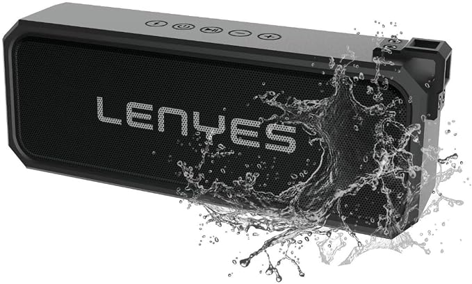 Lenyes Bluetooth 5.3 20W IPX6 Portable Speaker S107
