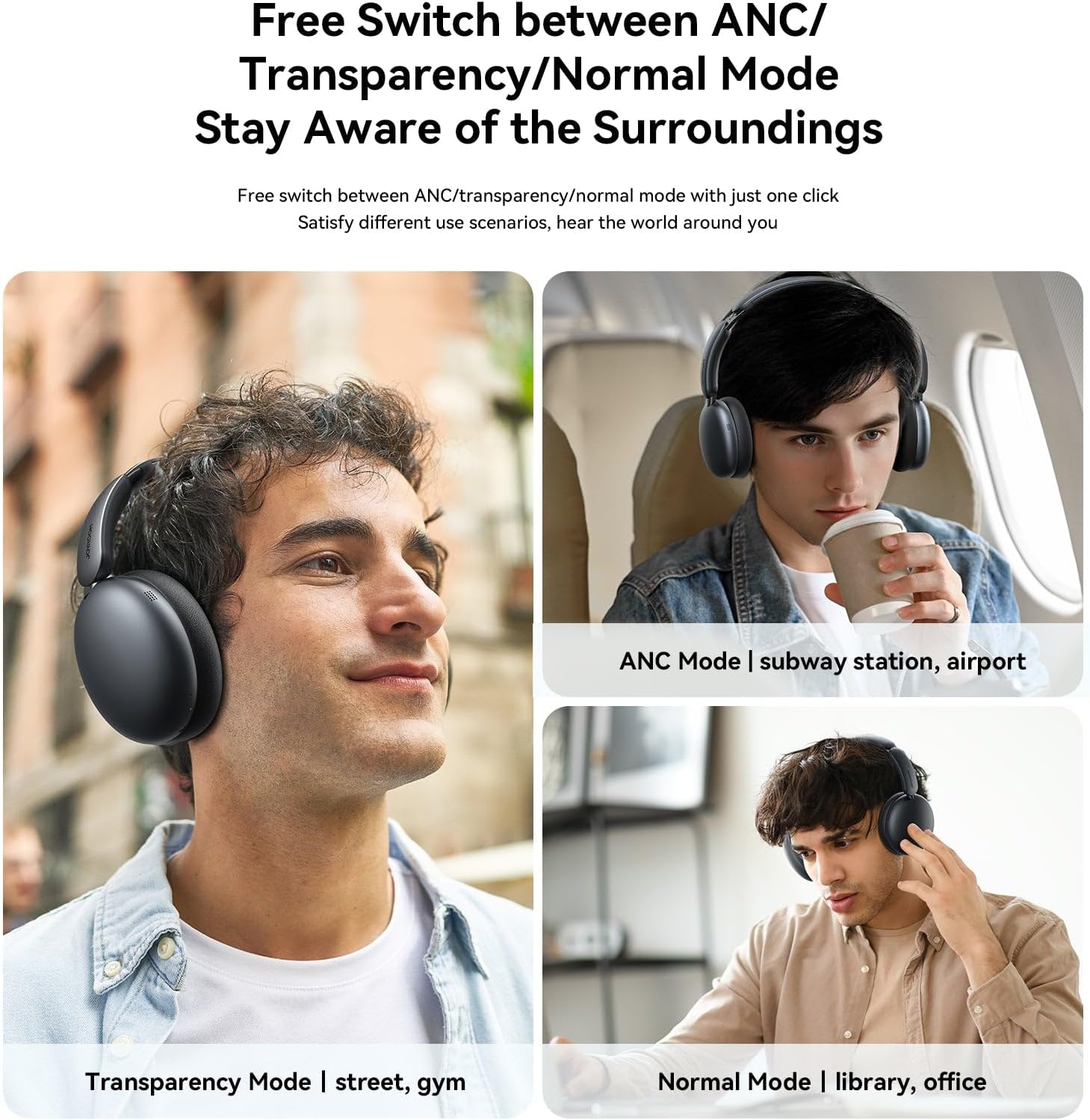 JoyRoom Hybrid ANC Wireless Headphone JR-JH1
