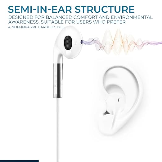 Lenyes Type-C 14mm HiFi Mic Wired Earphones LF105