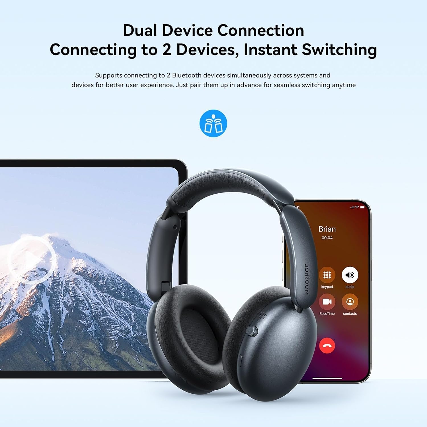 JoyRoom Hybrid ANC Wireless Headphone JR-JH1