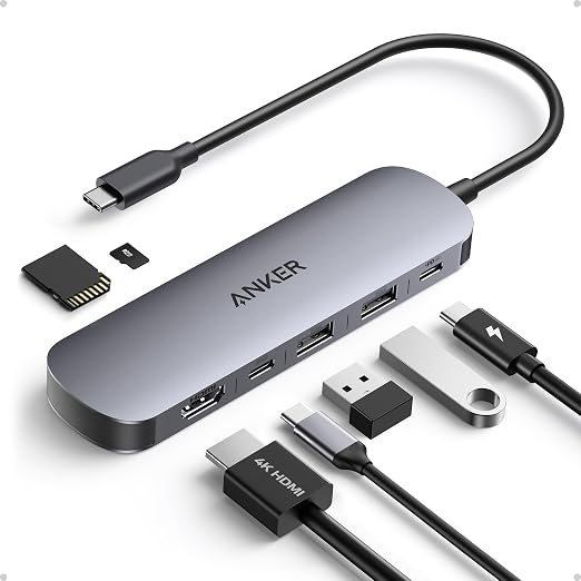 Anker Nano USB-C Hub 7in1 High Speed Data Transfer