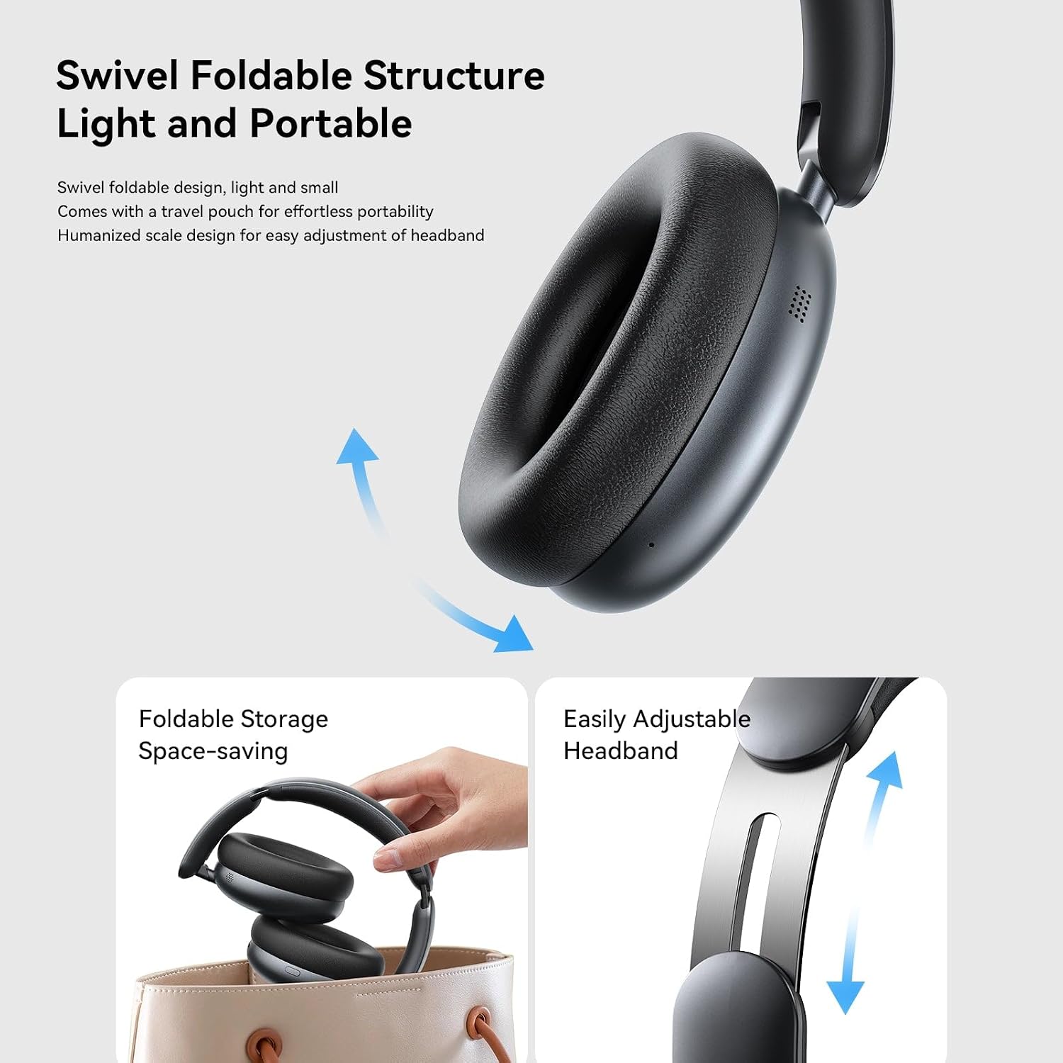 JoyRoom Hybrid ANC Wireless Headphone JR-JH1