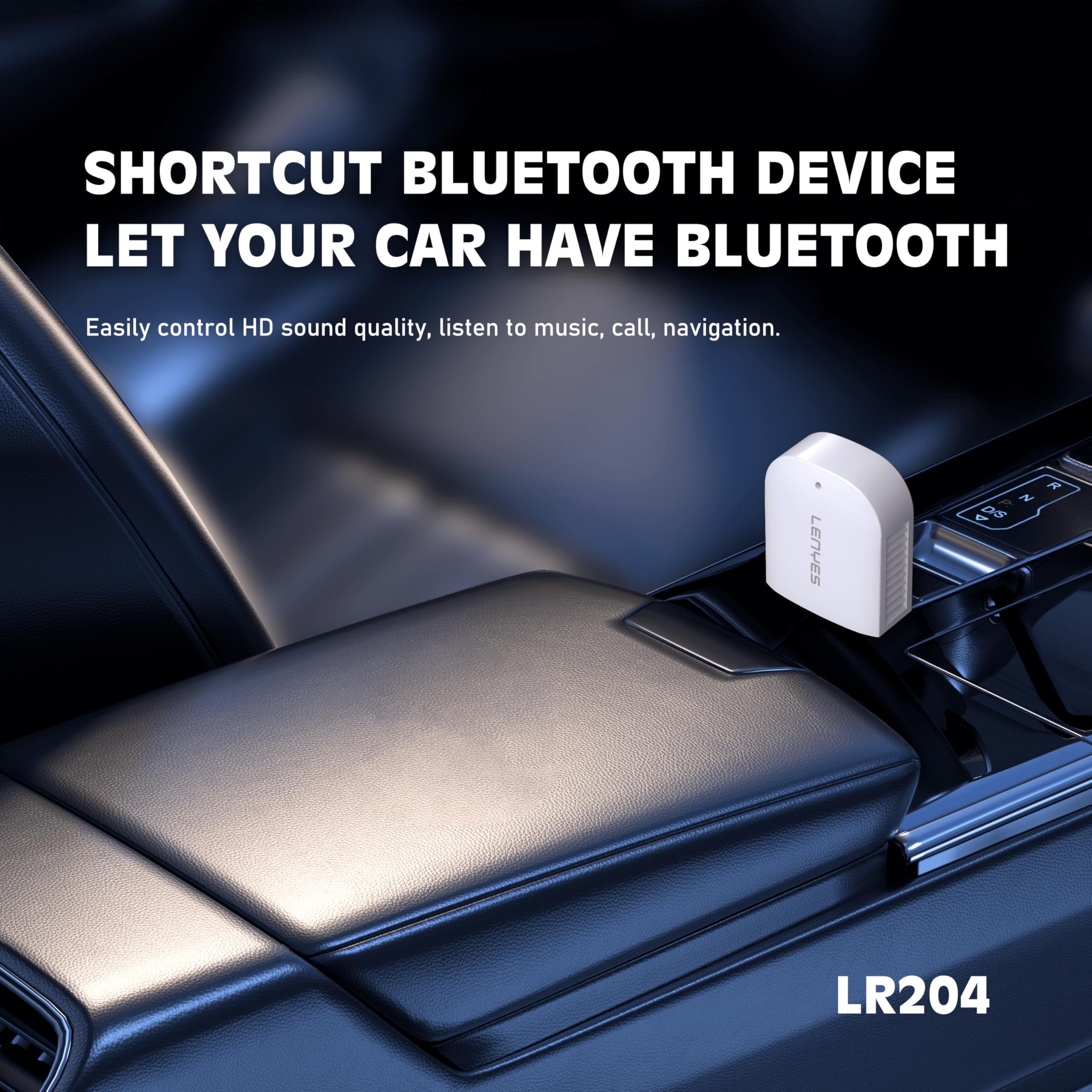 Lenyes Bluetooth 5.1 USB Multi-Device Audio Receiver LR204
